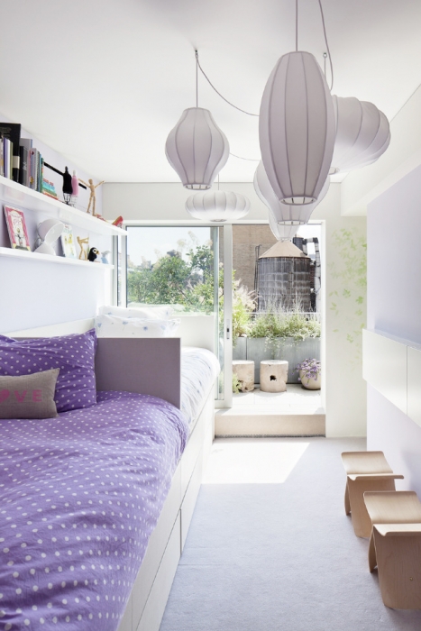 violet bed