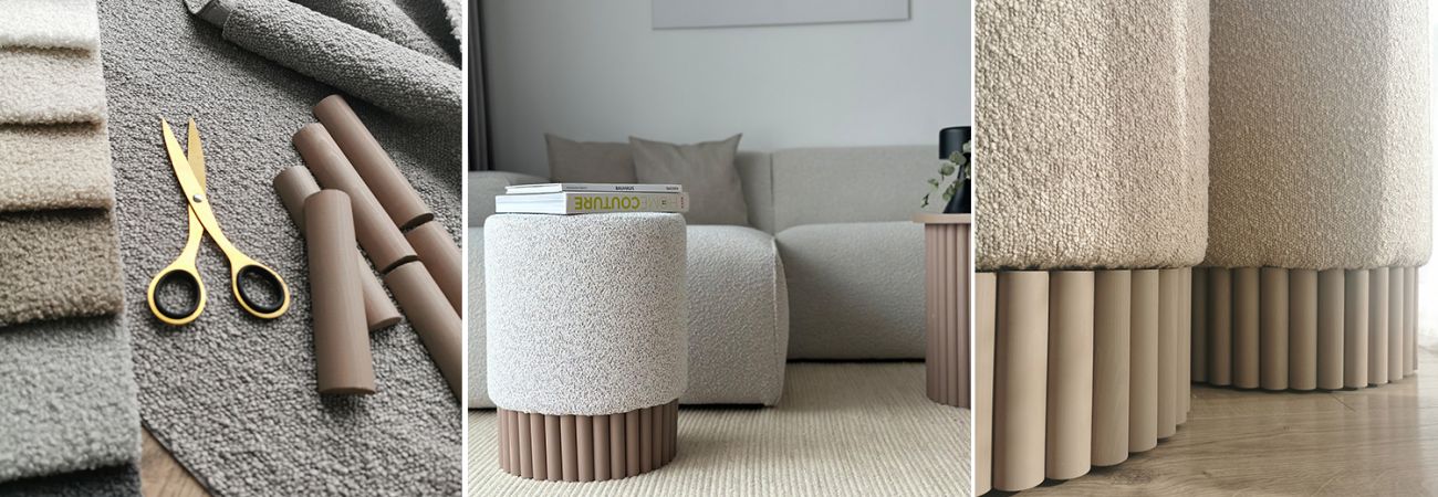 DIY / Pasidaryk Pats dailų pufą