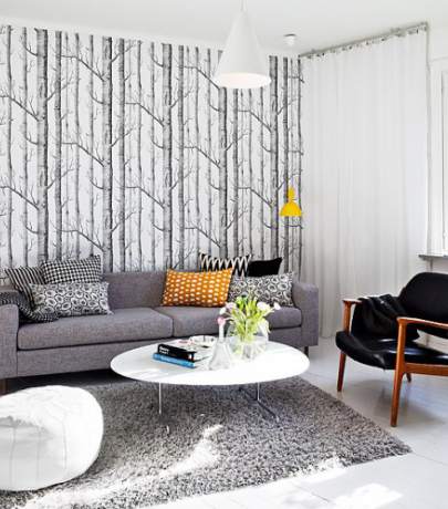 Scandinavian style flat interior