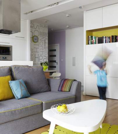 Contemporary apartment interior