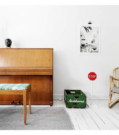 Pianinas interjere