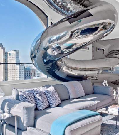 Skyhouse - penthouse interjeras