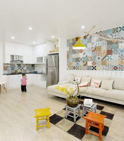 Patterned apartment
