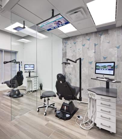 Klinikos interjeras moderniai