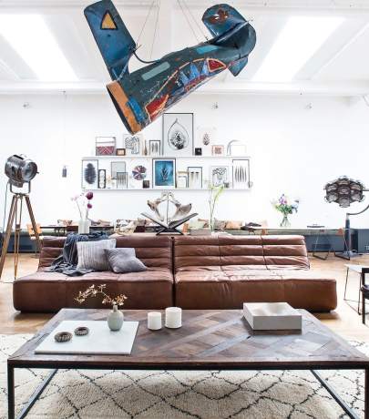 Lofto interjeras Amsterdame