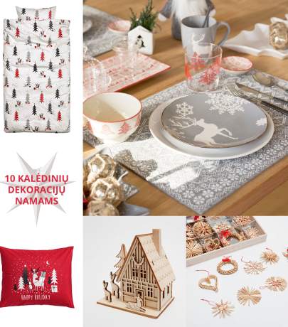 10 Kalėdinių dekoracijų namams