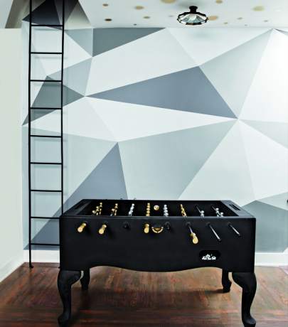 Geometric wall painting ideas