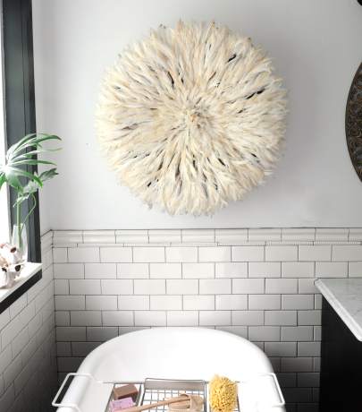 Juju Hats - feather wall art which conquers the world!