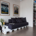 Apartment with euro pallets