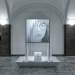Installation which transforms a selfie to a gravel