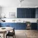 Blue kitchen furniture