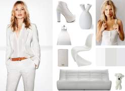 Mood board - Kate Moss and colors