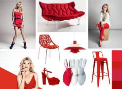 Mood board - Kate Moss and colors