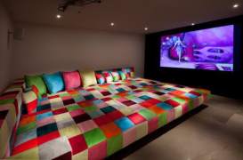 Audio, video equipment in interior