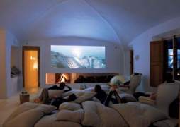 Audio, video equipment in interior