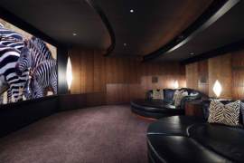 Audio, video equipment in interior