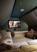 Audio, video equipment in interior