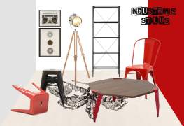 Moodboard - interjero stiliai