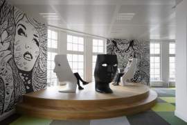 Pop art stilius ofise