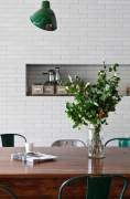 White bricks and tiles