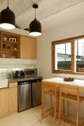 Kitchen table at the window