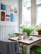 Kitchen table at the window