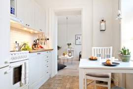 Kitchen table at the window