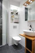 White bricks and tiles