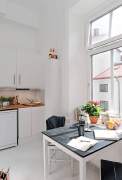 Kitchen table at the window