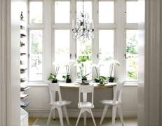 Kitchen table at the window