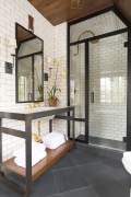 White bricks and tiles