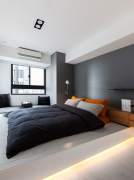 Extremely modern and minimalistic flat