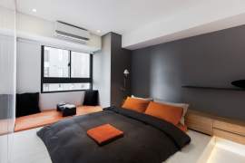 Extremely modern and minimalistic flat
