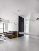 Extremely modern and minimalistic flat
