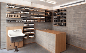 Aesop parduotuvių interjeras