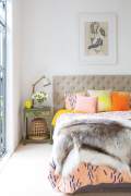 Paintings in bedroom