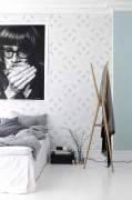 Paintings in bedroom