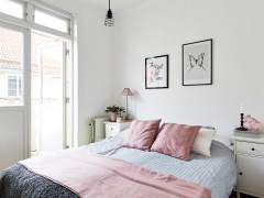 Paintings in bedroom