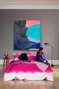 Paintings in bedroom