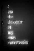 Indoor neon letters