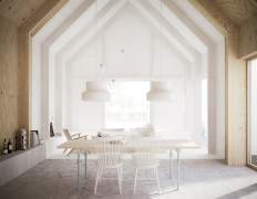 House-shaped interior elements