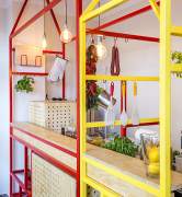 House-shaped interior elements