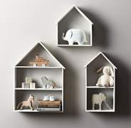 House-shaped interior elements