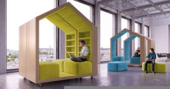 House-shaped interior elements