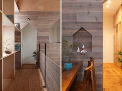 House-shaped interior elements