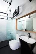 Industrial bathroom design