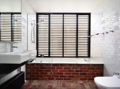 Industrial bathroom design