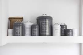 Jars in the kitchen