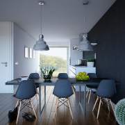 Dark interior design