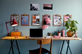 Home office can be cosy